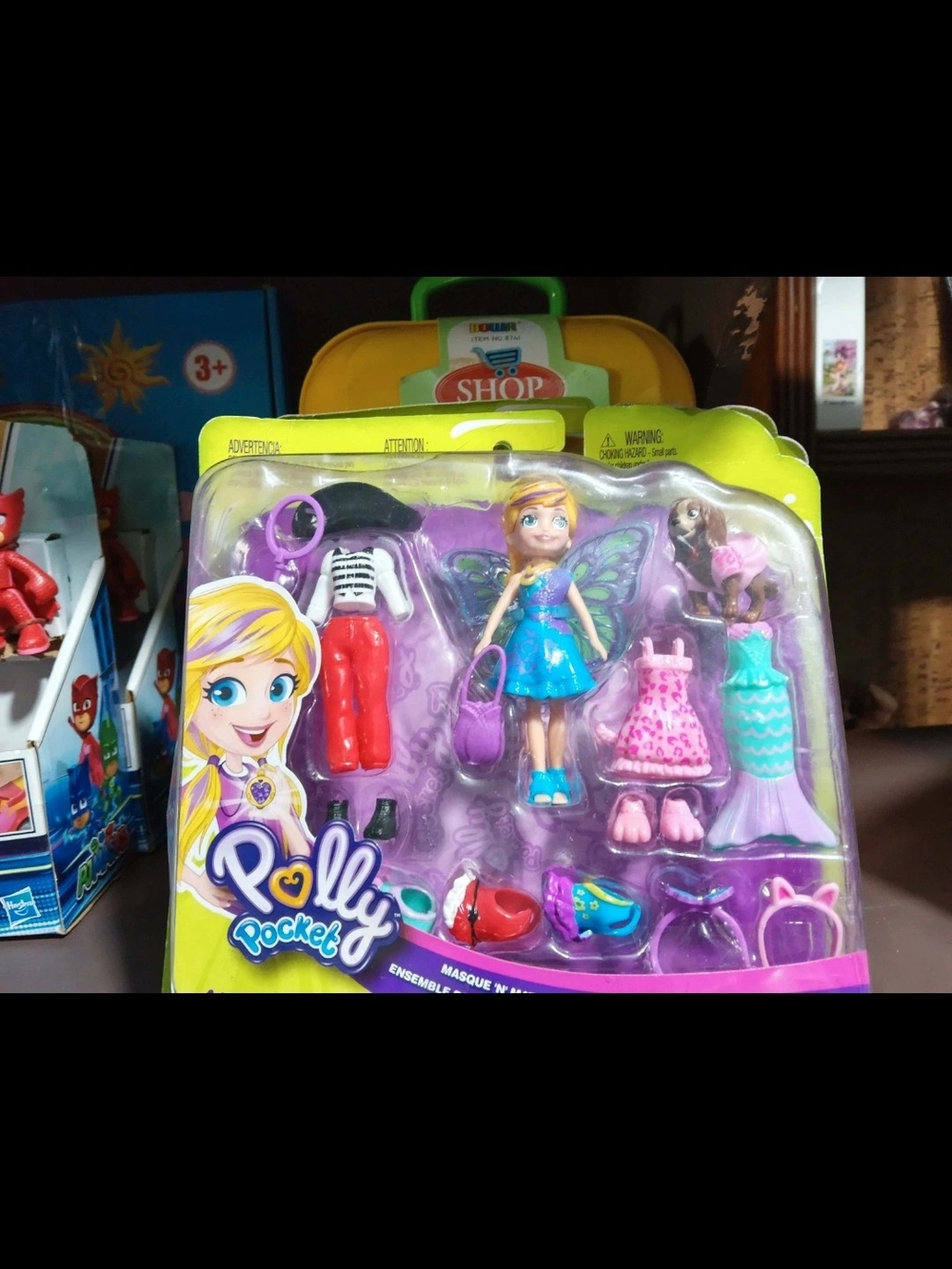Polly Pocket Fairy Dress-Up Playset - Purple & Blue